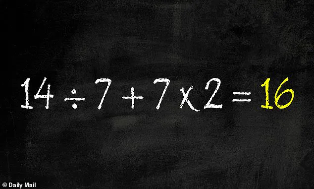 Social Media Users Clash Over Viral Math Equation: 14 ÷ 7 + 7 × 2 Answer Sparks Divide