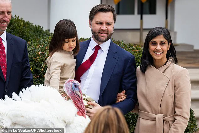 Second Lady Usha Vance's Wedding Ring Wearing at Thanksgiving Ceremony Reignites Online Speculation