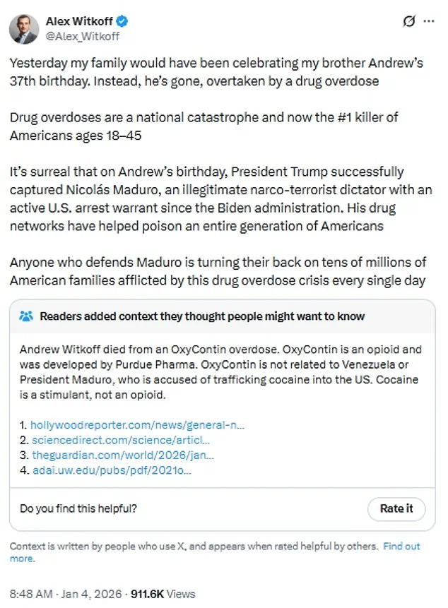 Controversial Social Media Post Sparks Debate Over U.S. Foreign Policy Ties