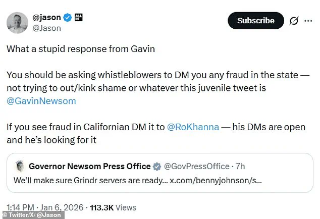 Governor Gavin Newsom Confronts Escalating Crisis as Conservative Commentator Benny Johnson Vows Fraud Probe in California