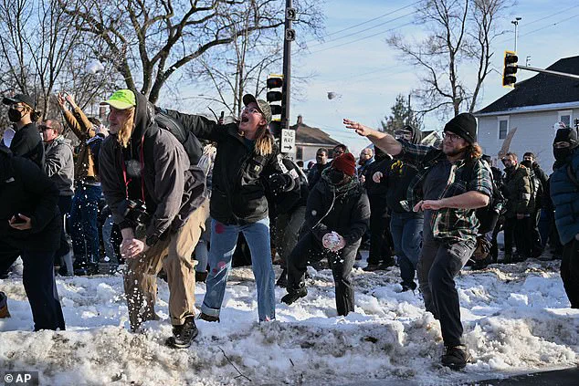 Minneapolis Protesters Burn American Flag After Deadly ICE Confrontation and Shooting of Renee Nicole Good