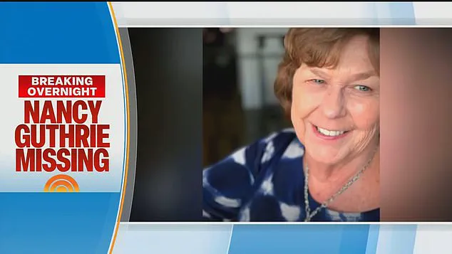 84-Year-Old Nancy Guthrie Vanishes; FBI Joins Search Amid National Attention