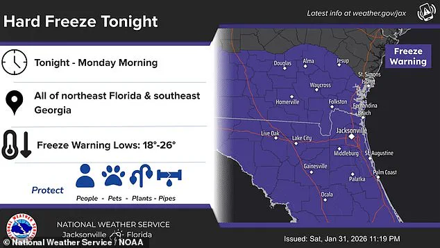 Florida Braces for Arctic Conditions as Bomb Cyclone 'Gianna' Unleashes Record Cold, Snow