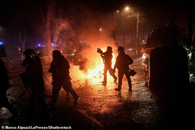 Violent Riot in Turin Leaves Over 100 Police Injured as Left-Wing Activists Clash with Authorities Over Cultural Centre Closure
