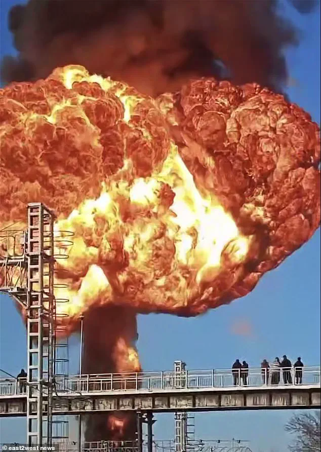 Fuel Wagon Explosion Ignites 1,000ft Flames in Russian Train Derailment, Disrupting Vital Supply Route
