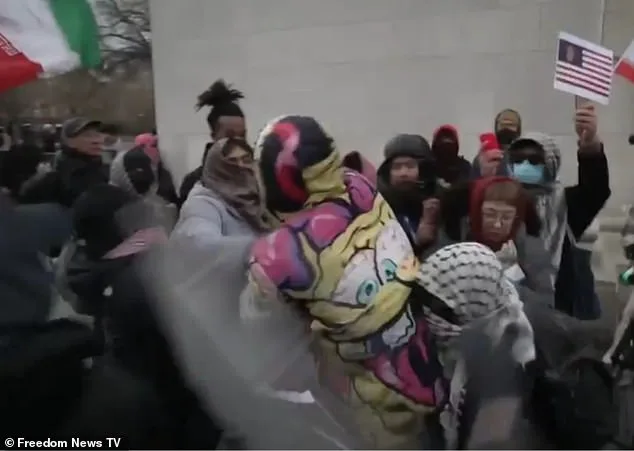 Violent Clash Erupts Between Pro-Iranian and Pro-Israeli Protesters During Vigil for Ayatollah Khamenei in NYC