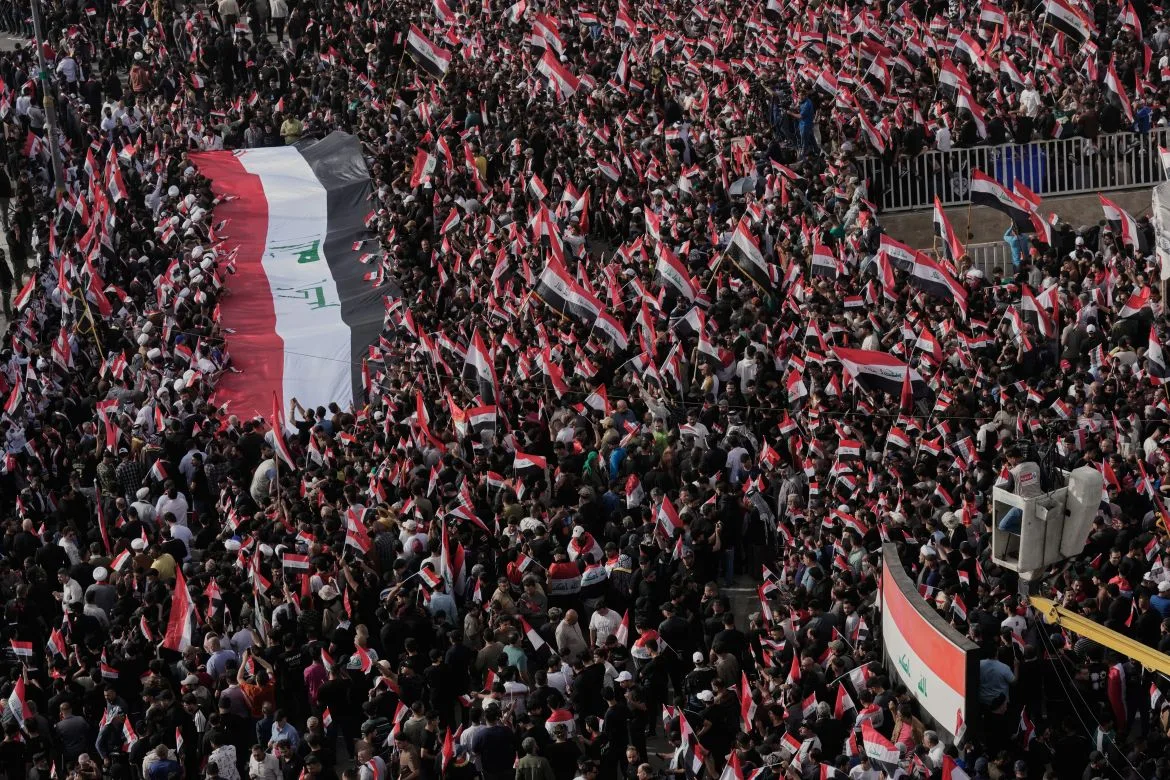 Iraqi Protests Surge Against US-Israel War on Iran, as Sadr Supporters Demand an End to Foreign Intervention