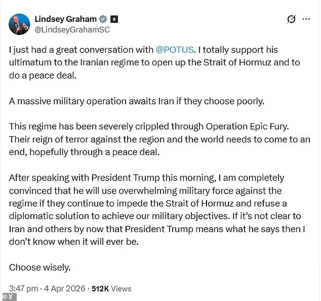 Trump Threatens 'Massive Military Action' Against Iran Over Strait of Hormuz Deadline