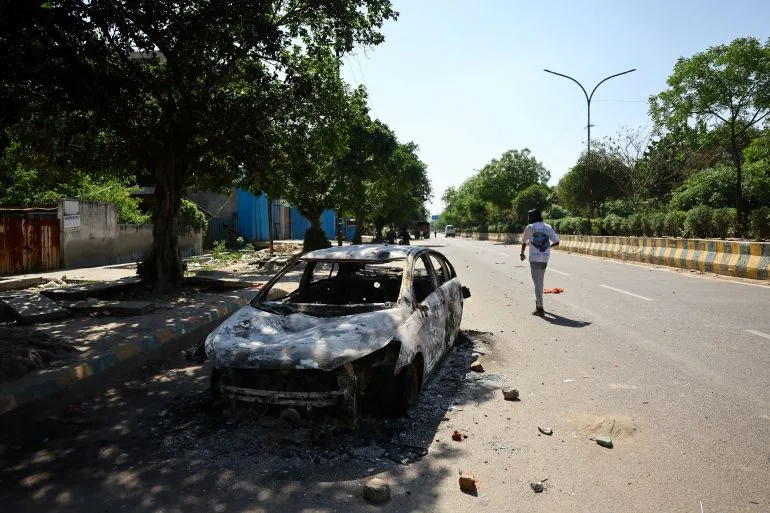 Noida Factory Workers' Wage Protest Turns Violent as Tear Gas Deployed