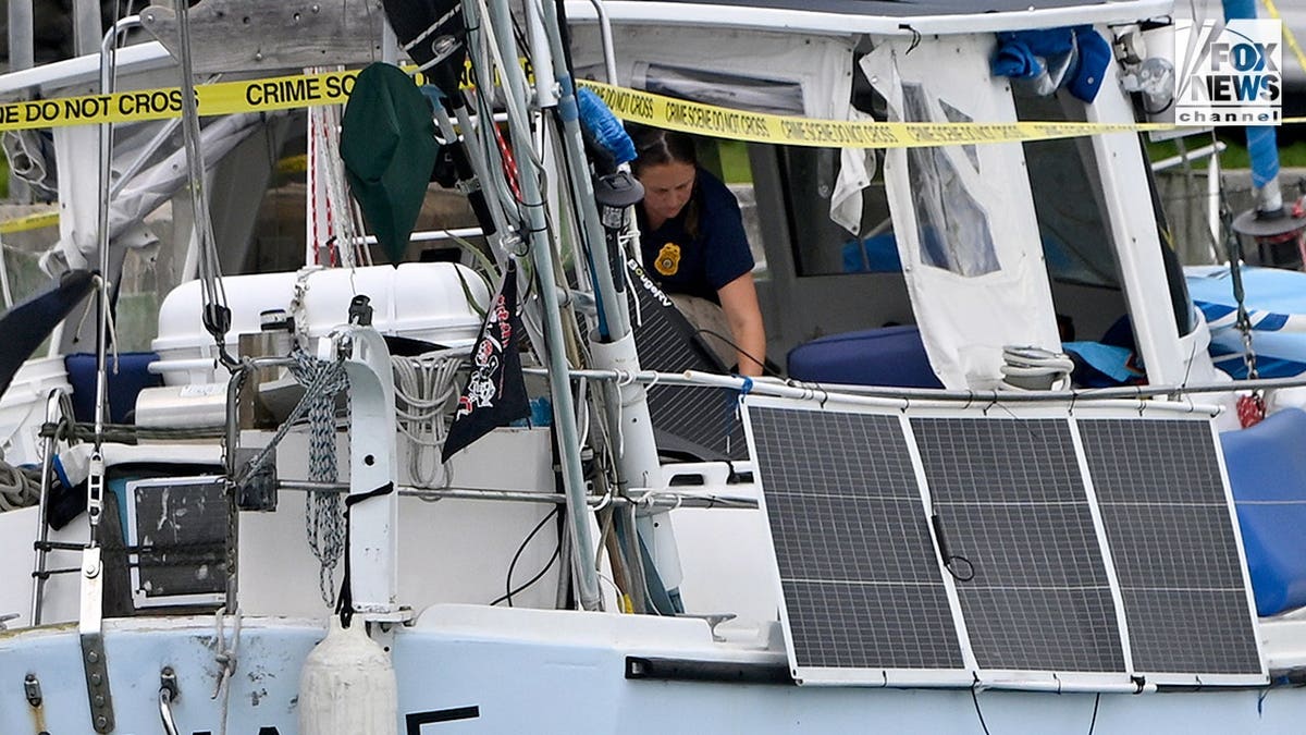Authorities investigate Lynette Hooker disappearance by examining sailboat and Bahamas waters.